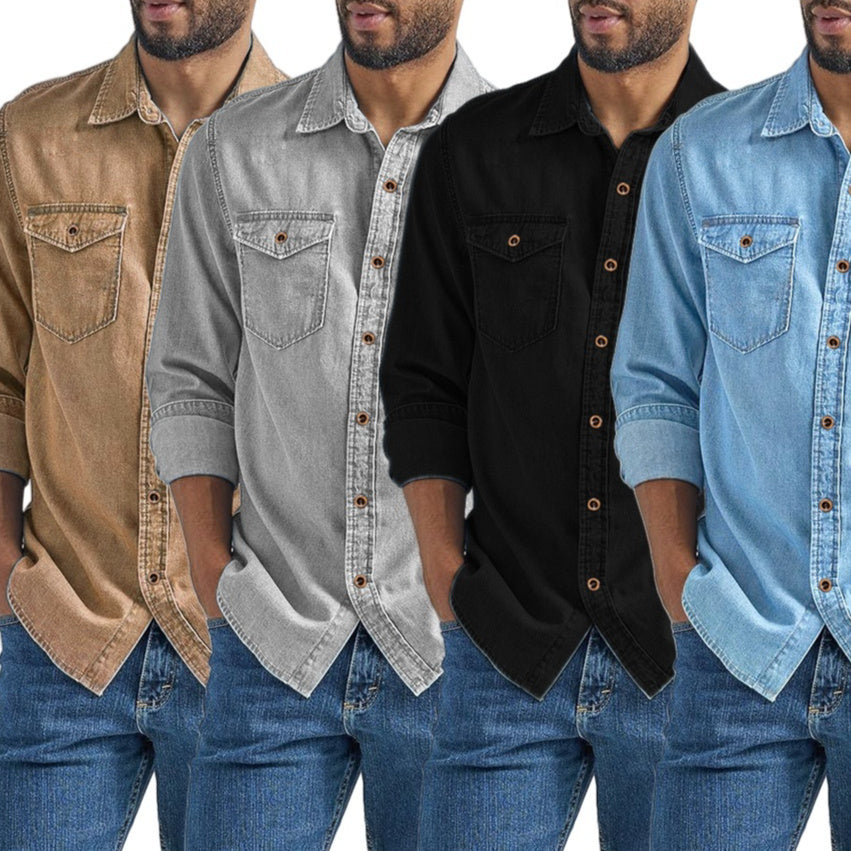 Men's Spring And Autumn Cardigan Wish European Oversized