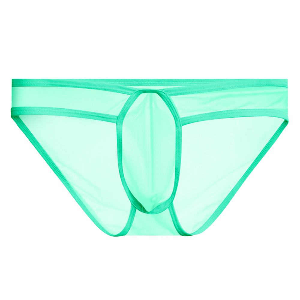 Ice Silk Transparent Men's Casual Briefs
