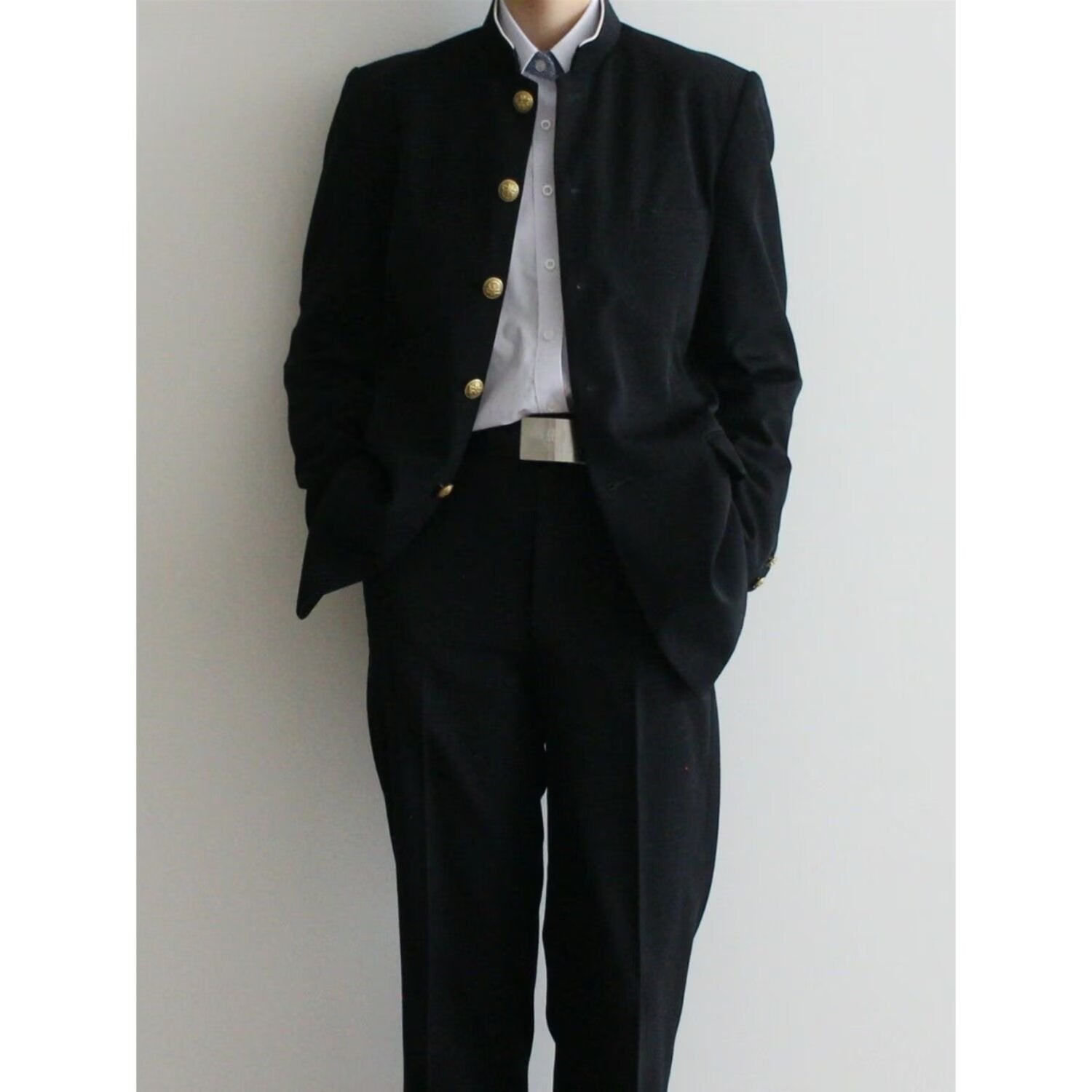 Casual Boy Korean Style Hong Kong Style Long Sleeve Suit College Style