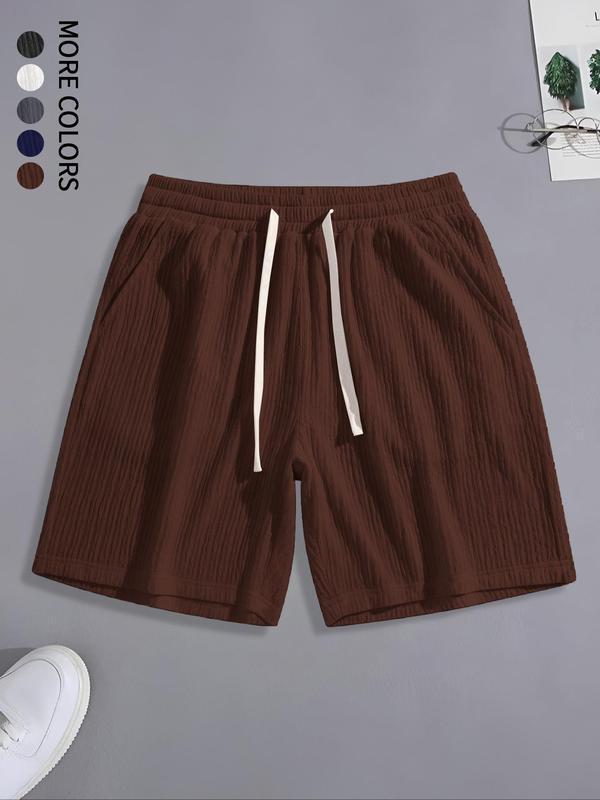 Men's solid color shorts Pajamas Loungewear