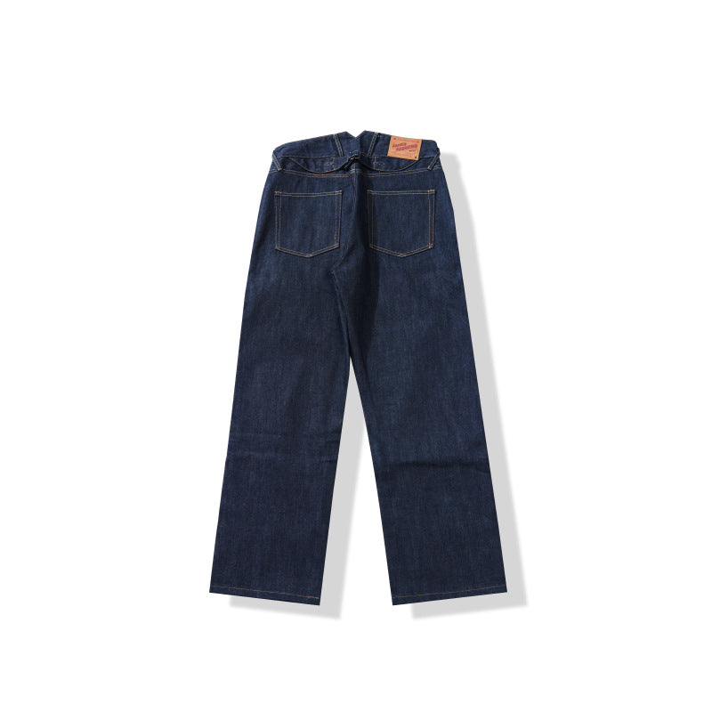 Pound Thick Primary Red Ear Straight Jeans