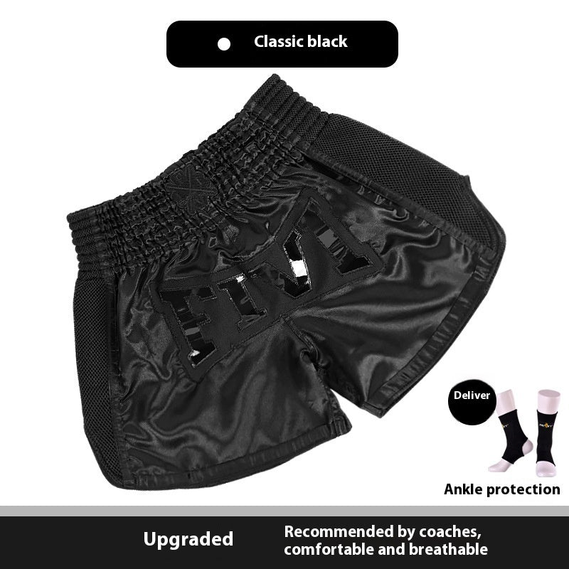 Boxing Shorts Professional Thai Boxing Sports  Sanda Training Men And Women Adult Pants