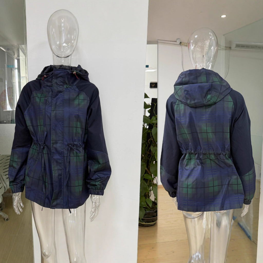 Drawstring Waist Slimming And Short Jacket Women's Coat Women's