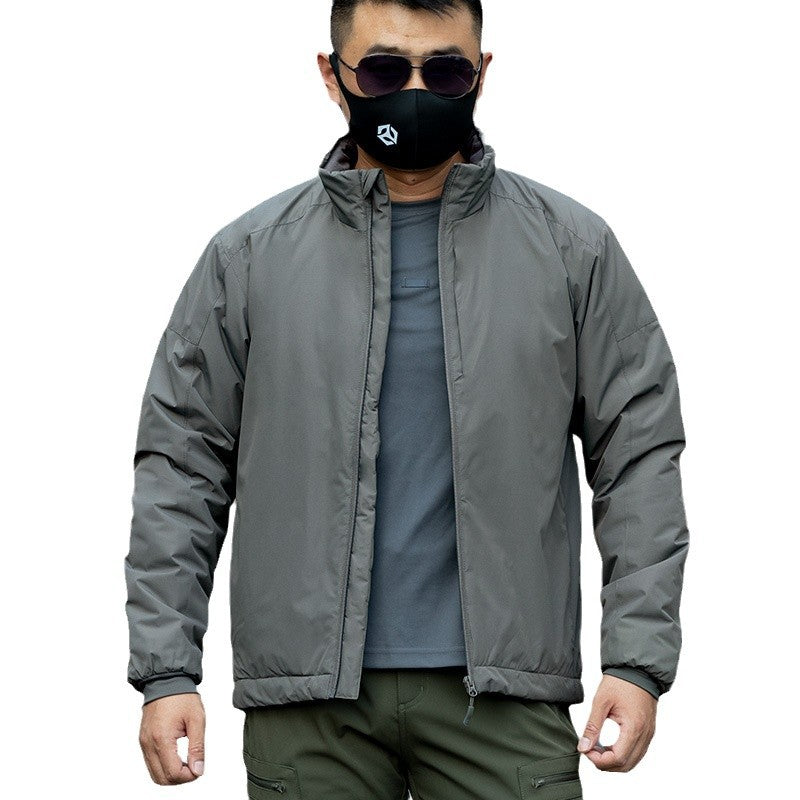 Angken New Thermal Reflection Tactical Cotton-padded Jacket Men's Autumn And Winter Windproof Warm Warm Warm Shell Jacket Outdoor Cotton Coat Coat