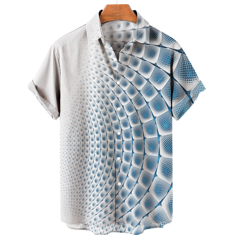 Men's Casual Fashion Shirt With A Jazz Theme