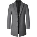 Autumn And Winter Woolen Trench Coat Men