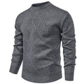 Fleece-lined Thick Round Neck Knitted Undershirt