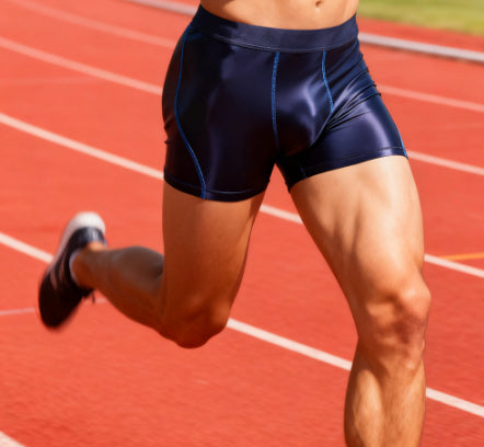 Men's Boxer Double-layer Tight Sports Breathable Quick-drying Shorts