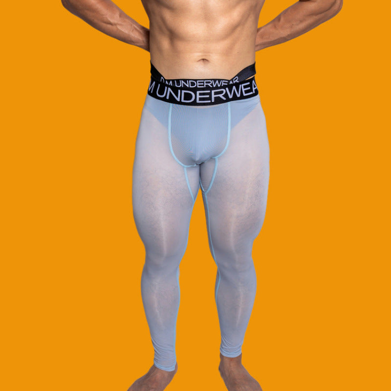 Men's Breathable Skinny Silky Leggings
