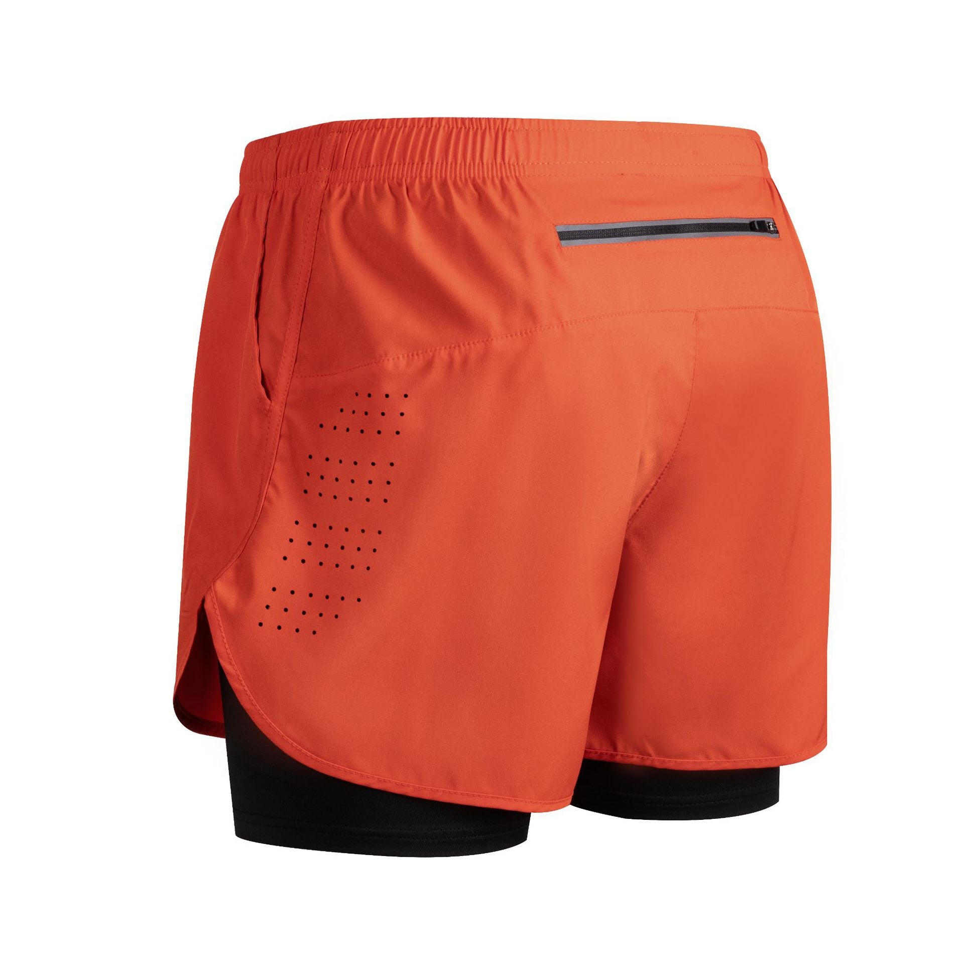 Quick-dry Lining Anti-exposure Double-layer Fitness Shorts For Men