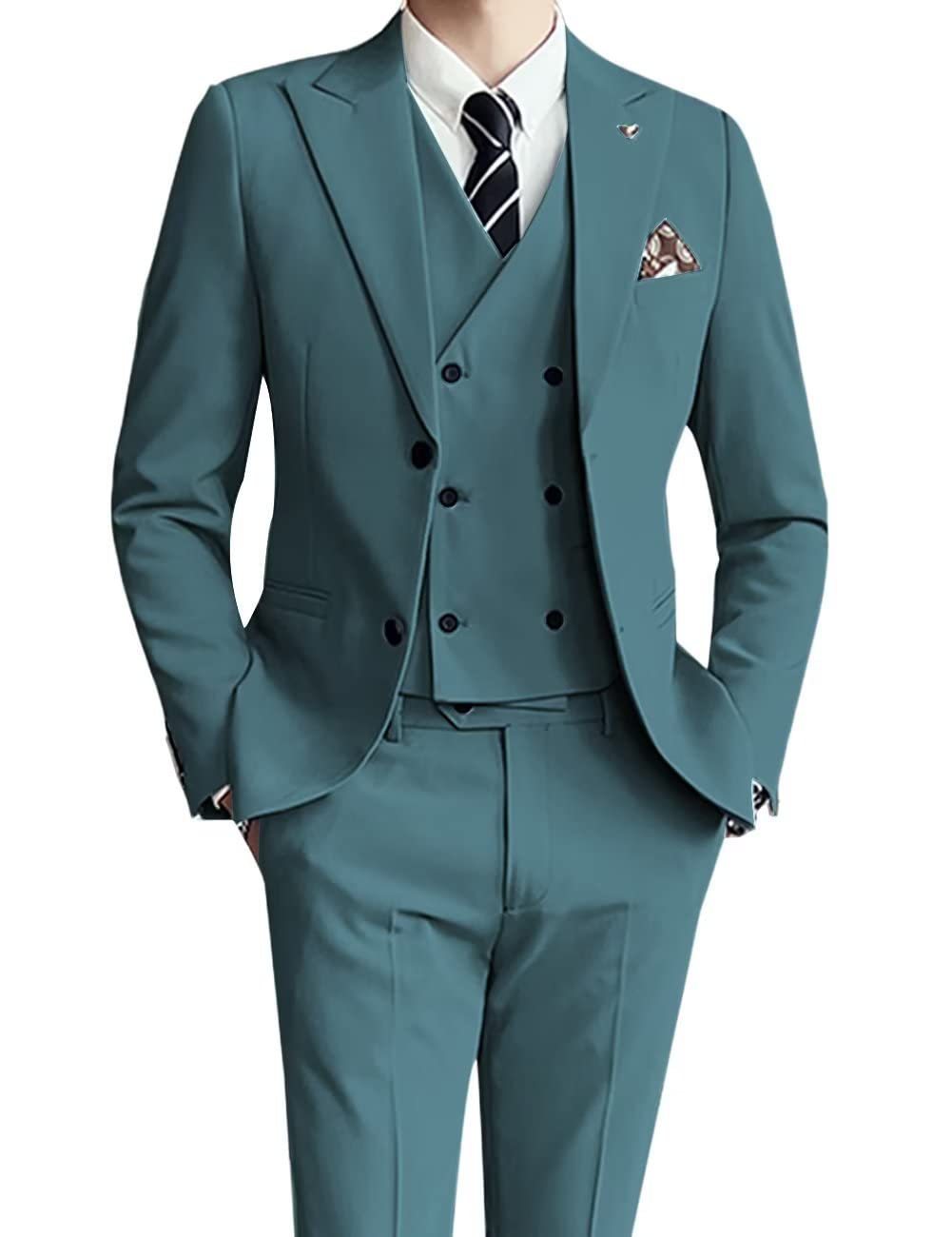 Men's Suit Set Three-Piece Suit Formal Wear