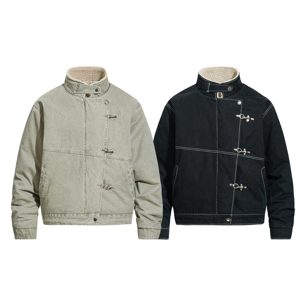 Design Locomotive Cotton Men's Coat