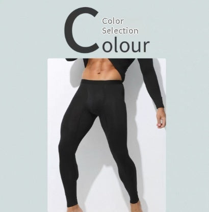 Men's Thermal Underwear Thin Top And Pants Set