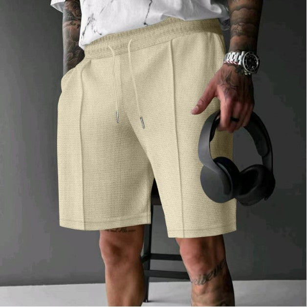 Solid Color Versatile Casual Five-point Sports Shorts