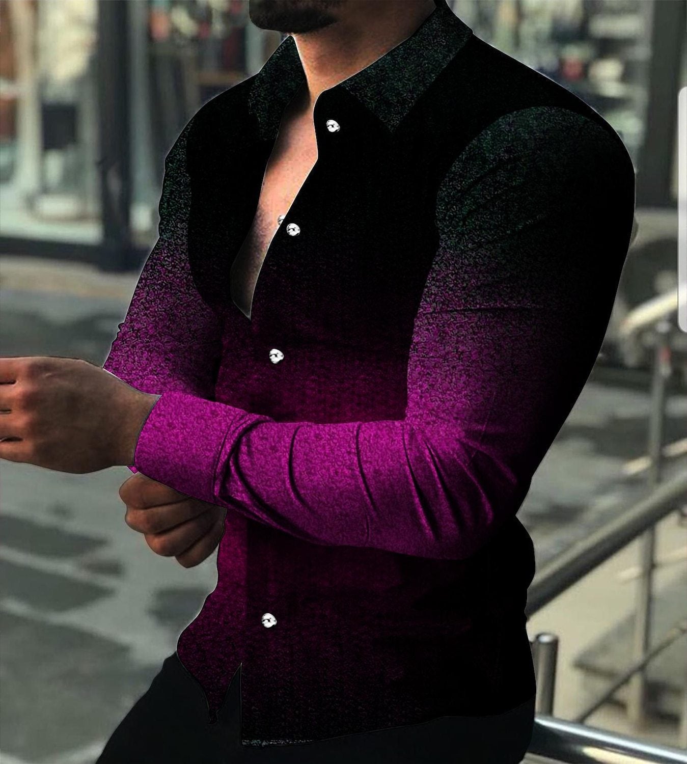 Men's Slim Fit Fashionable Cardigan Long Sleeve