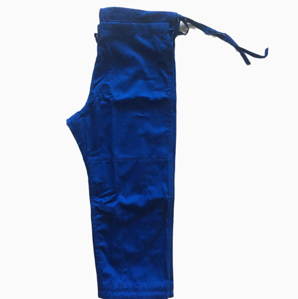 Men Blue And White Judo Pants