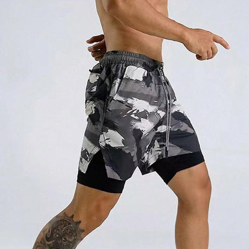 Casual Sports Men's 2-in-1 Training Pants