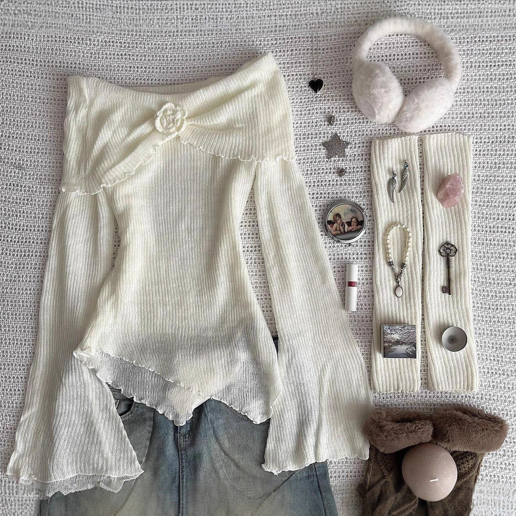 Figure-flattering Slimming 3D Floral Womens Blouse T-shirt Top