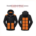 Dual Control Zone 15 Intelligent Heating Shell Jacket Winter Outdoors Mountaineering Cold Protection Warm Coat Jacket