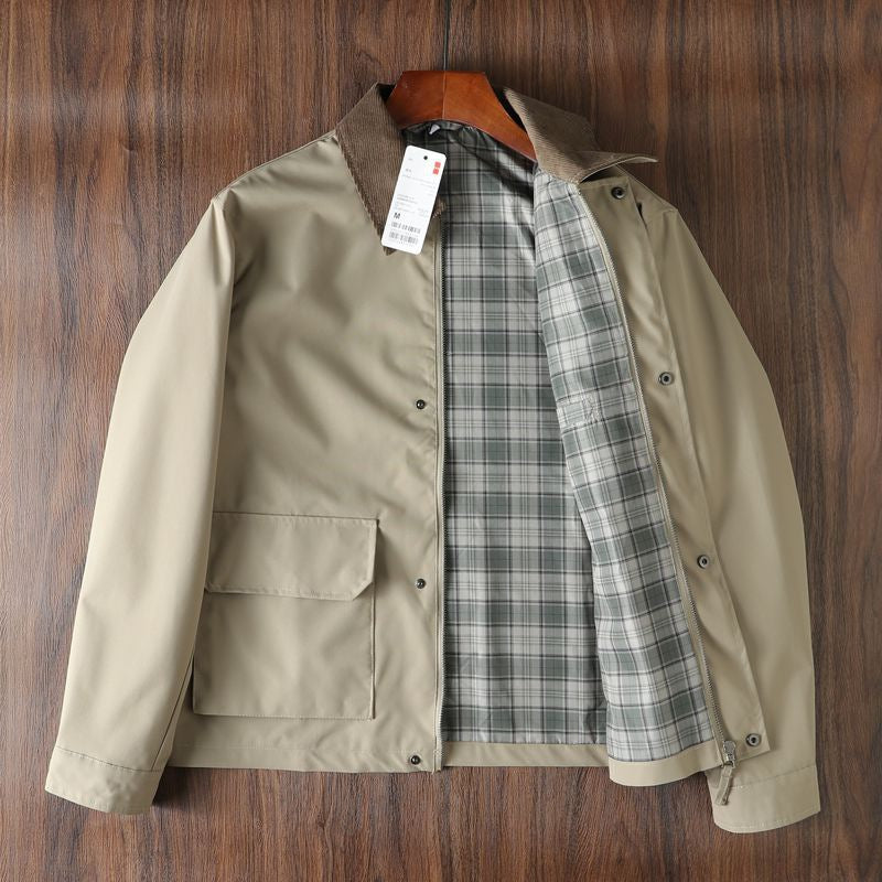 Men's Casual Short JacketBritish Style Short Chic Jacket