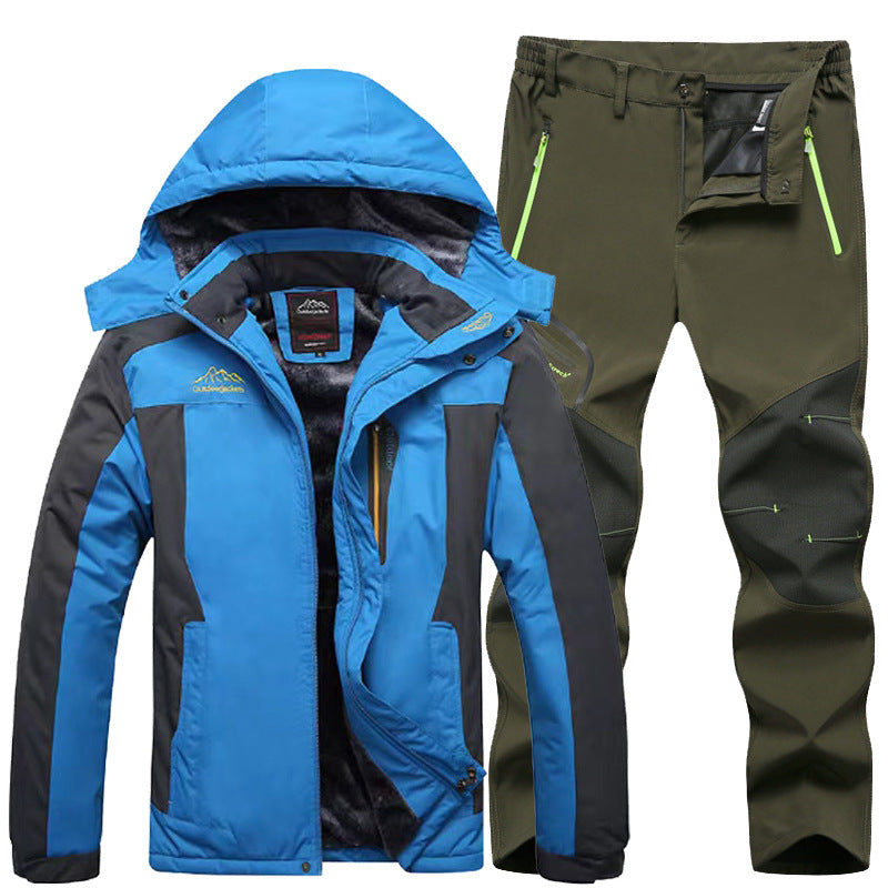 Outdoor Windproof And Frost-proof Men's Windproof Jacket Set