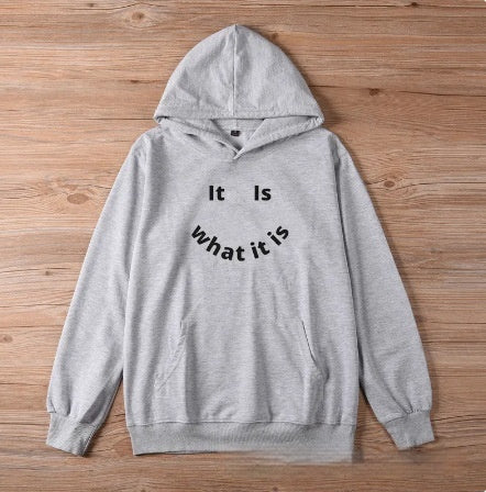 Fleece-lined Hoodie Sweater Couple's Tops Loose