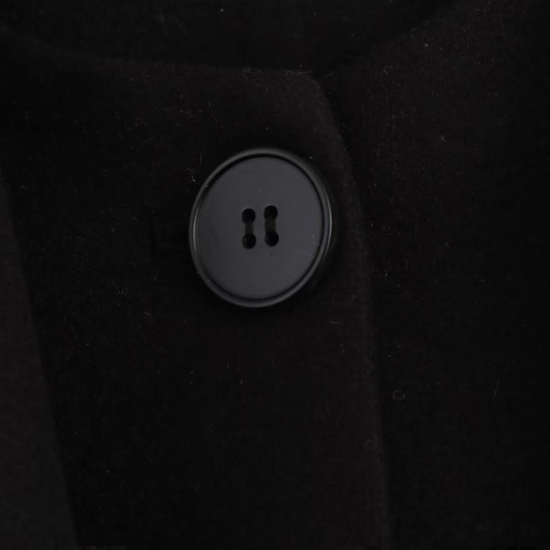 Elegant Blended Textile Scarf Overcoat Coat