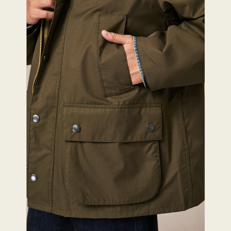 Vintage OS Bedale Wax Jacket Trench Coat