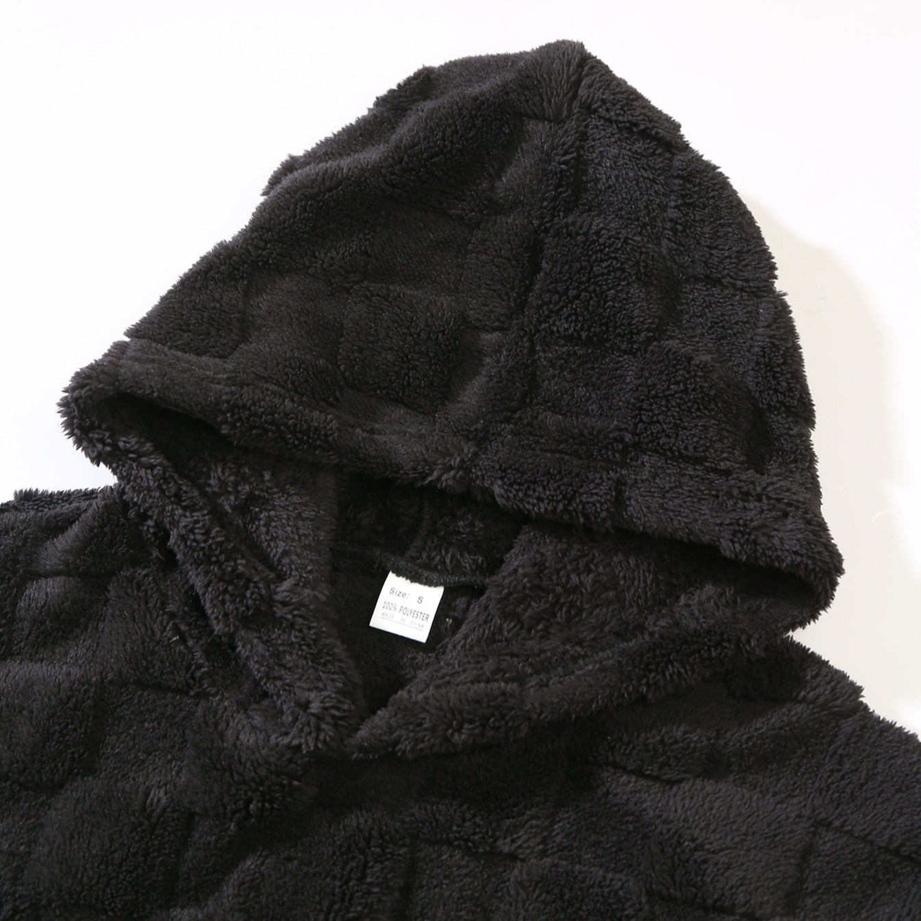 Men's Slim-fit Crew-neck Long-sleeve Shorts Plaid Two-piece Set