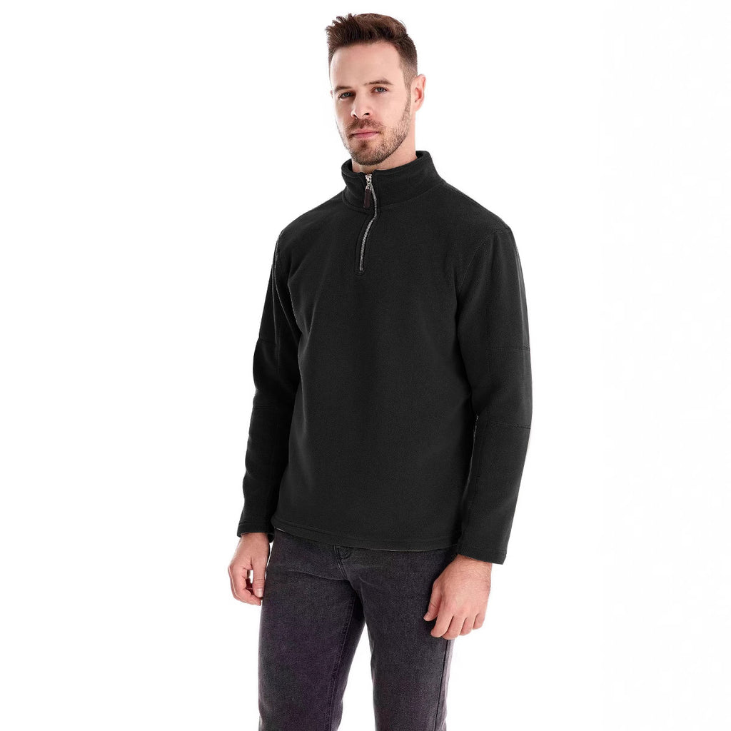 Men's Lambswool Padded Thickened Stand-Up Collar Sweater Top