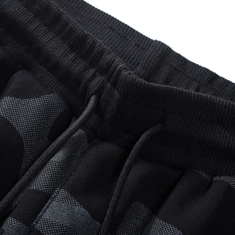 Men's Autumn Winter Cotton Casual Plus-sized Ankle Banded Pants