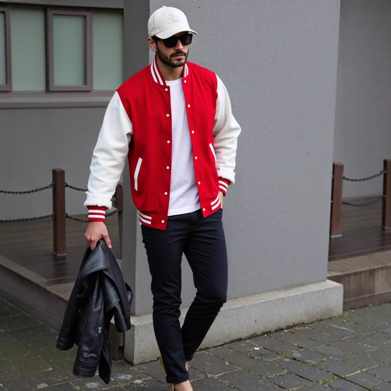 Men's Autumn Trendy Versatile Personalized Baseball Jacket