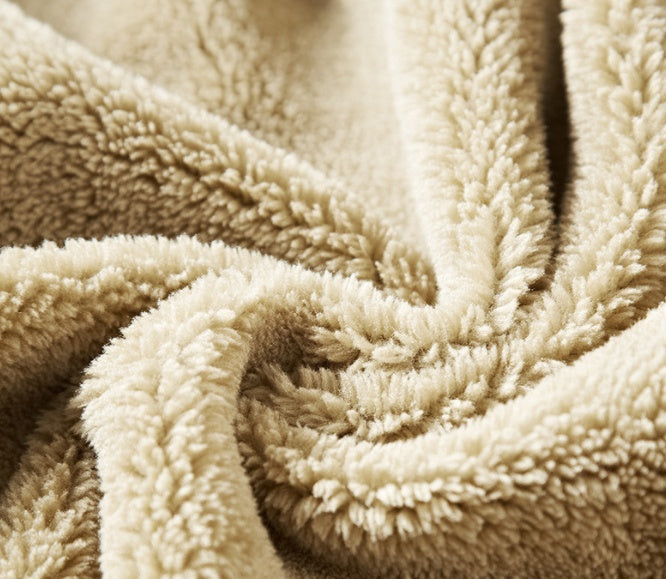 Winter Men's Fleece Casual Denim Jacket