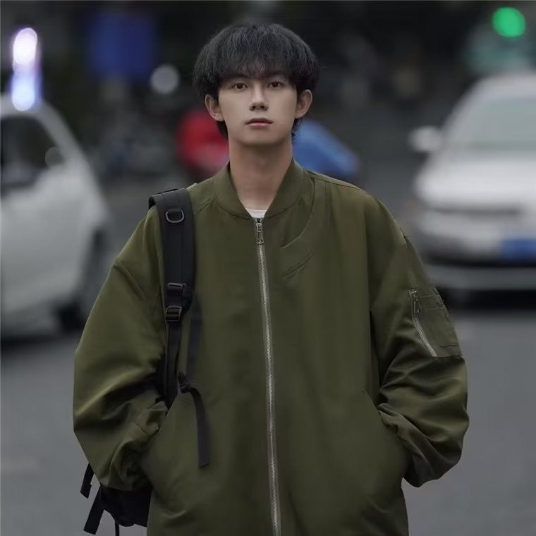 American High-street Pilot Jacket Men's Loose Coat