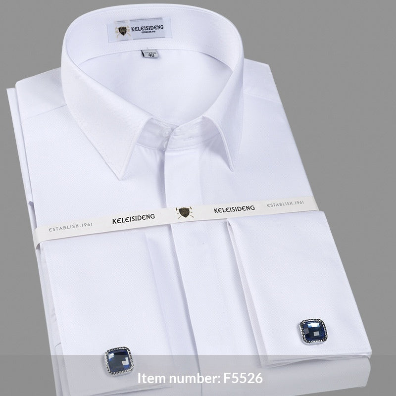 Autumn Collection Wrinkle-resistant French-style Cufflinks For Men's Shirts